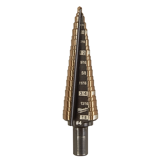 #4 Cobalt Step Drill Bit