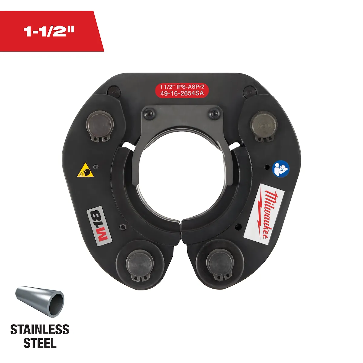 1-½” IPS-ASP Press Jaw for M18™ FORCE LOGIC™ Long Throw Press Tool