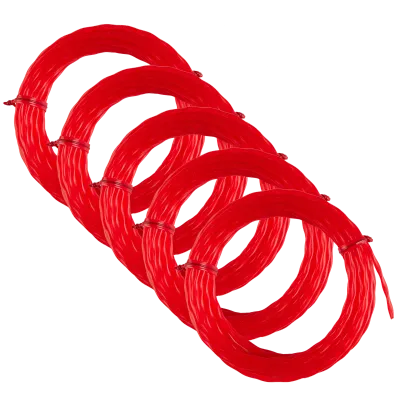 (5PK) .095" x 20' Pre-Cut Twisted Trimmer Line