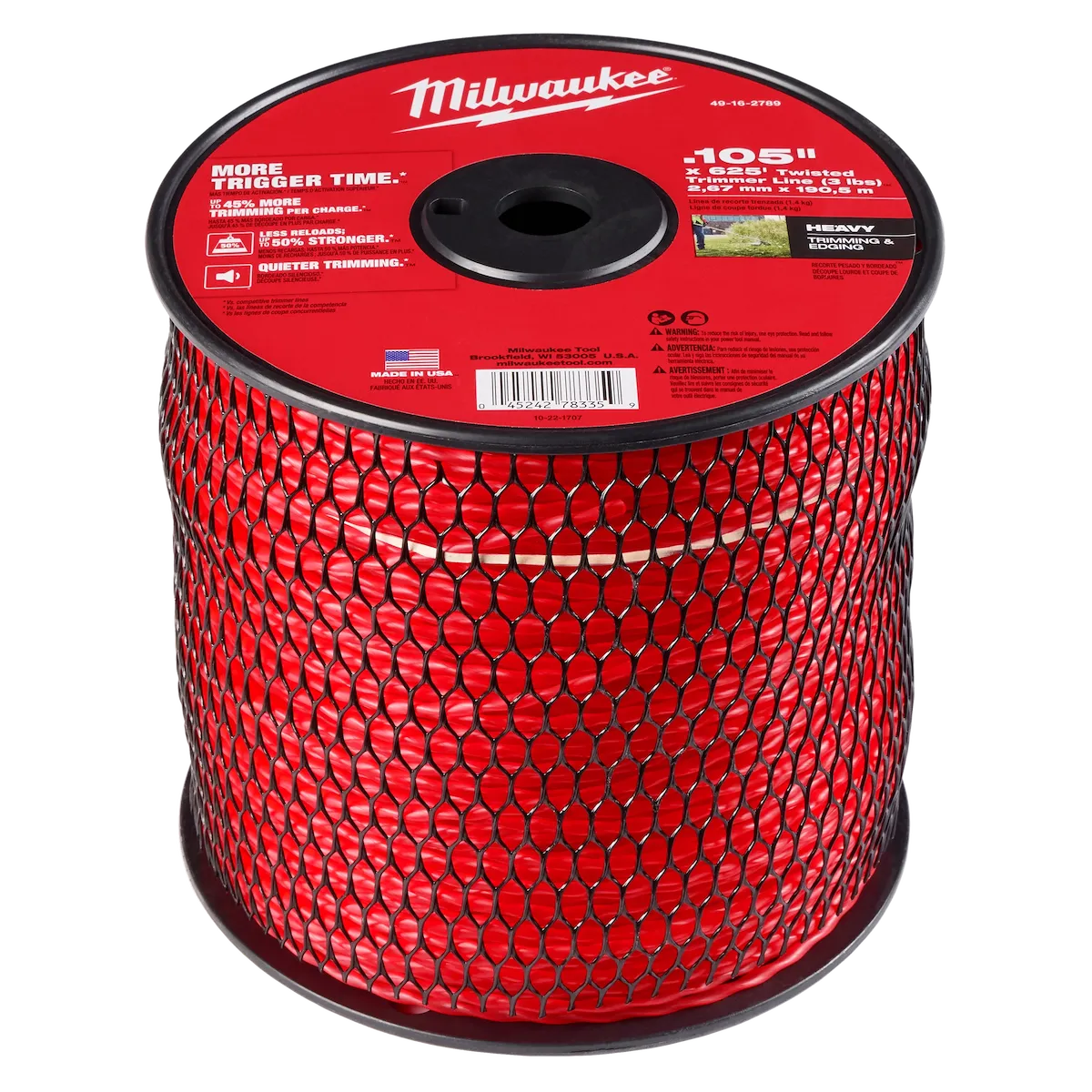 .105" x 625' Twisted Trimmer Line