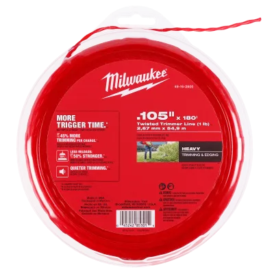 .105" x 180' Twisted Trimmer Line
