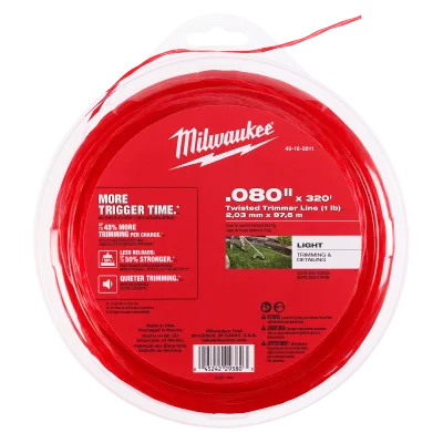 .080" x 320' (1 lb) Twisted Trimmer Line