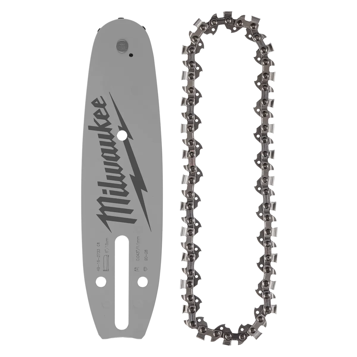 6" 3/8" LOW PROFILE Pitch, .043" Saw Chain and Guide Bar