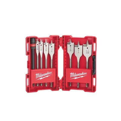Flat Boring Bit 6" Universal Set 8PC