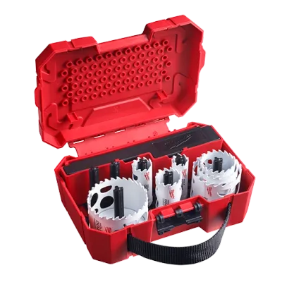 12 PC HOLE DOZER with Carbide Teeth Plumber's Hole Saw Kit