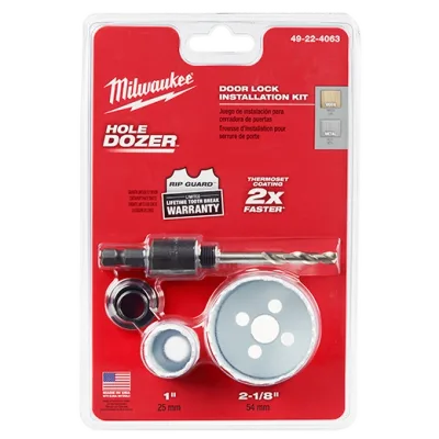 HOLE DOZER™ Door Lock Hole Saw Kit