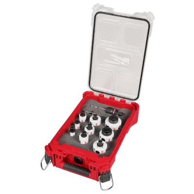 12PC QUIK-LOK™ HOLE DOZER™ Bi-Metal Kit with PACKOUT™ Compact Organizer