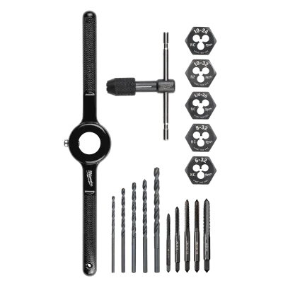 (17PC) SAE Tap & Die Set