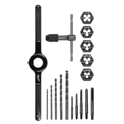 (17PC) Metric Tap & Die Set