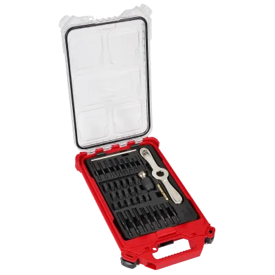 (38PC) Metric Tap & Die PACKOUT™ Set w/ Hex-LOK™ 2-IN-1 Handle