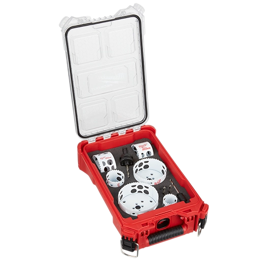 10PC HOLE DOZER l Hole Saw Kit w/ PACKOUT Compact Organizer