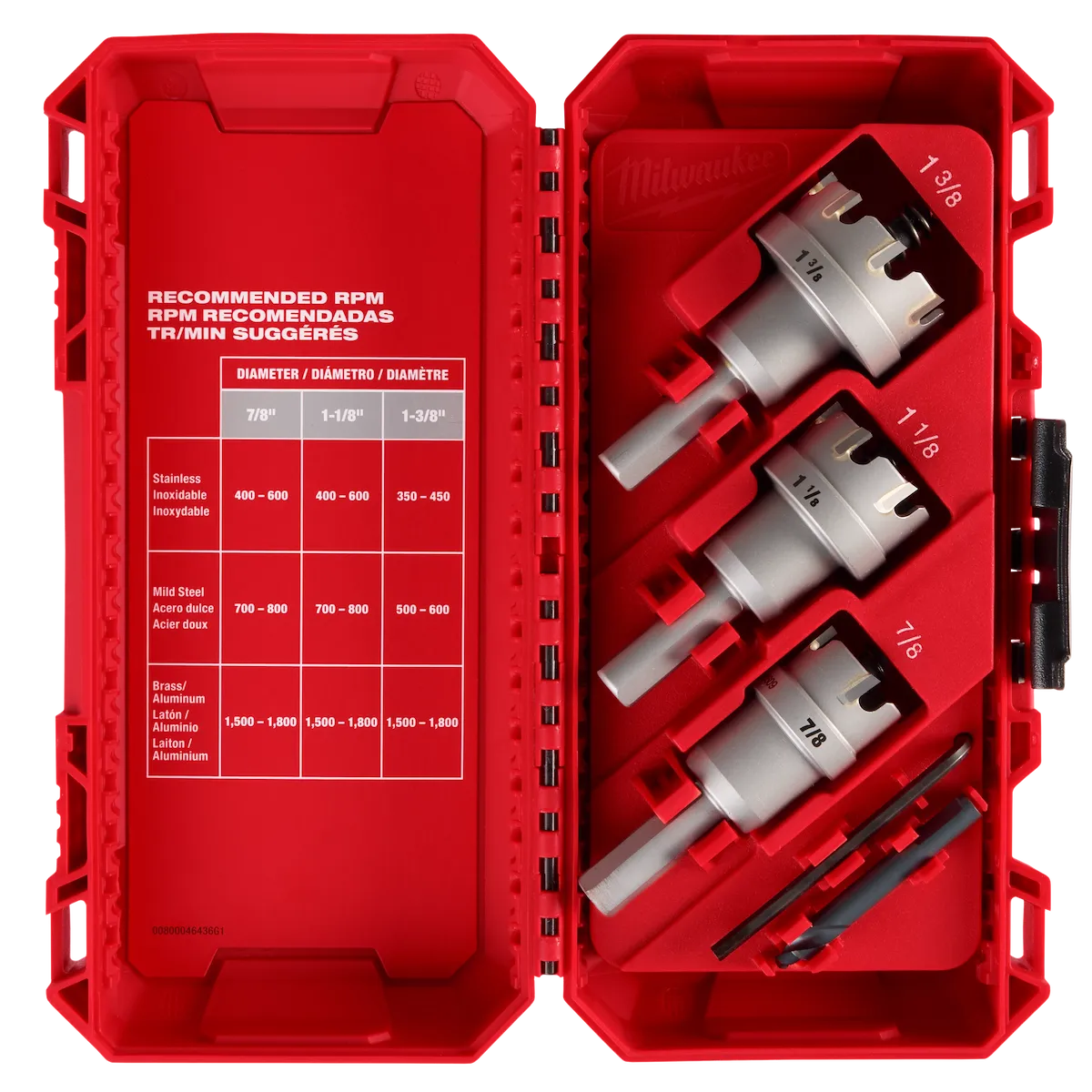 (4PC) One-Piece Carbide Hole Cutter Set