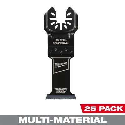 (25PK) 1-3/8" TITANIUM CHARGED™ Bi-Metal Multi-Material Multi-Tool Blades