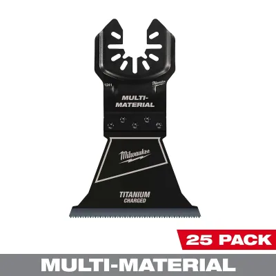 (25PK) 2-1/2" TITANIUM CHARGED™ Bi-Metal Multi-Material Multi-Tool Blades