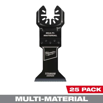 (25PK) 1-3/4" TITANIUM CHARGED™ Bi-Metal Multi-Material Multi-Tool Blades