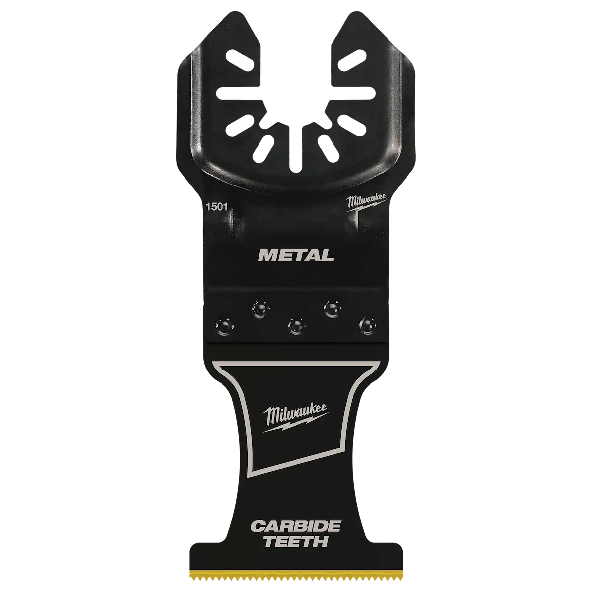 (2PK) 1-3/8" Carbide Teeth Metal Oscillating Multi-Tool Blade