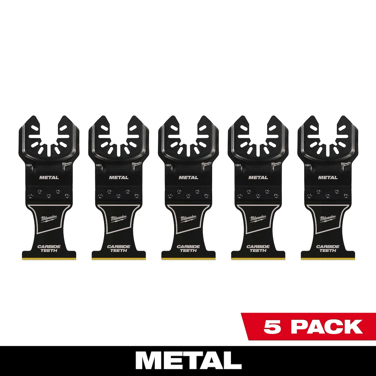 (5PK) 1-3/8" Carbide Teeth Metal Multi-Tool Blades