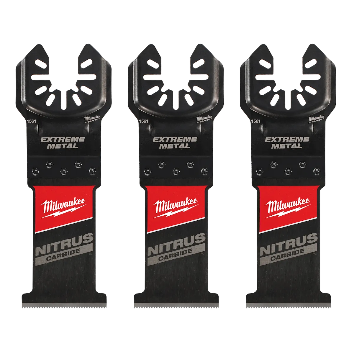Milwaukee Tool (5PK) NITRUS CARBIDE™ Extreme Metal Universal Fit OPEN-LOK™ Multi-Tool Blade 49-25-1563