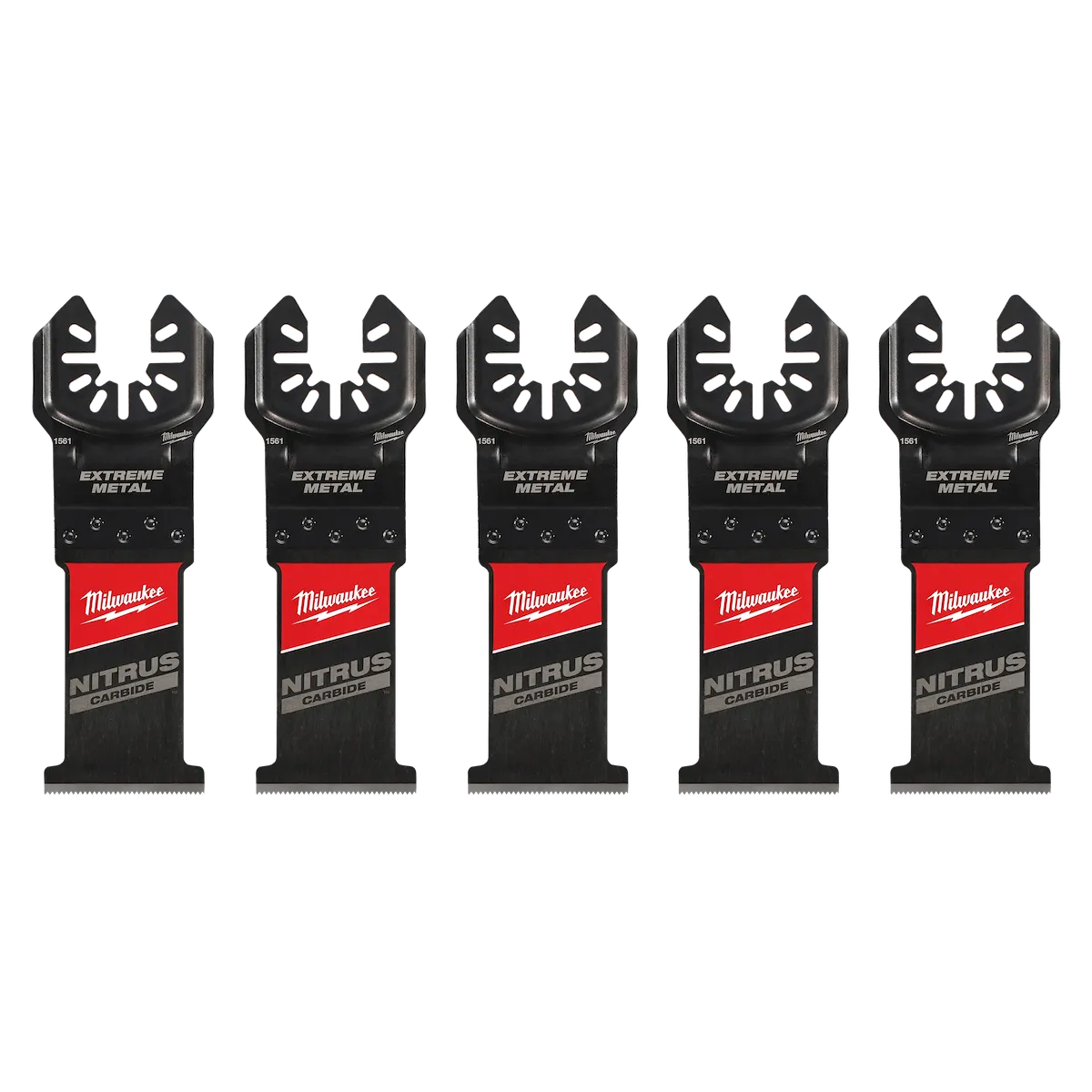 Milwaukee Tool (5PK) NITRUS CARBIDE™ Extreme Metal Universal Fit OPEN-LOK™ Multi-Tool Blade 49-25-1565