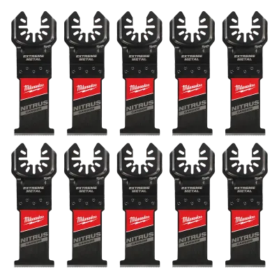 (10PK) NITRUS CARBIDE™ Extreme Metal Universal Fit OPEN-LOK™ Multi-Tool Blade