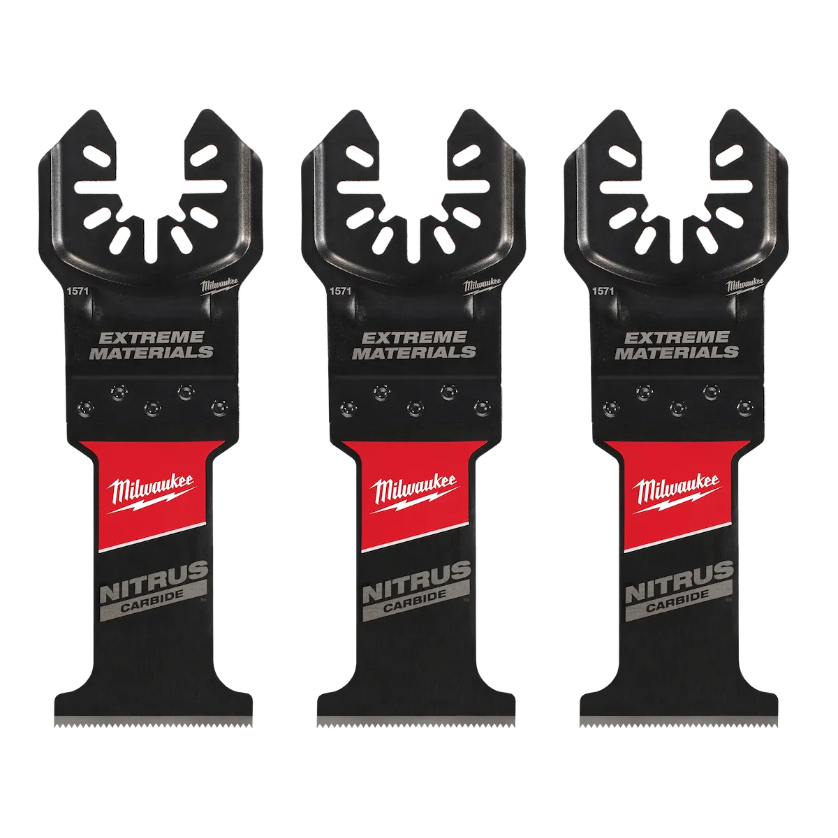 (3PK) NITRUS CARBIDE™ Extreme Materials Universal Fit OPEN-LOK™ Multi-Tool Blade