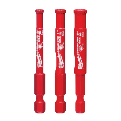 (3PC) Diamond Max™ Hole Saw Bit Set