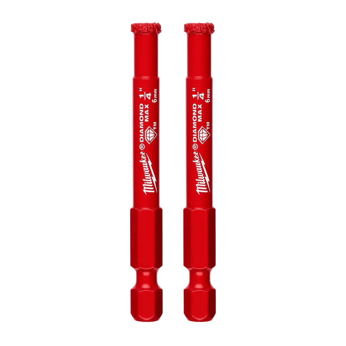 (2PK) 1/4" Diamond Max™ Hole Saw Bits