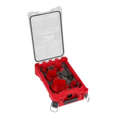 9 PC BIG HAWG™ with Carbide Teeth Hole Saw Kit w/ PACKOUT™ Compact Organizer
