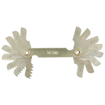 0.35-3.00 mm Metric Thread Pitch Gauge