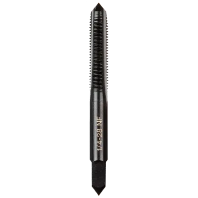 1/4"-28 NF Straight Flute Plug Tap