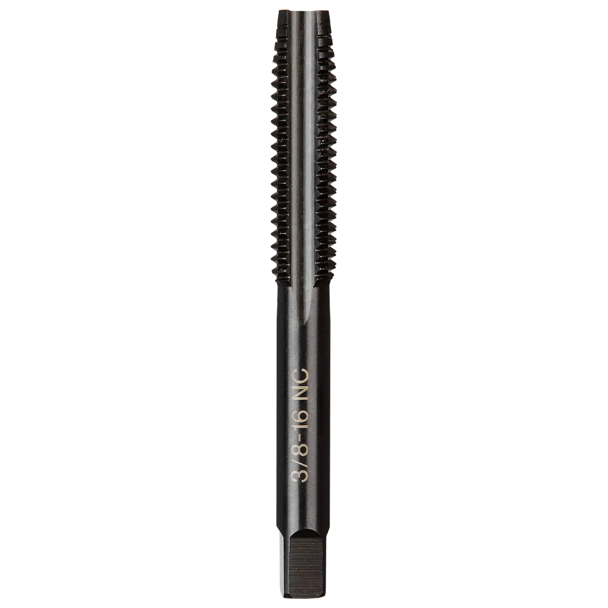 3/8"-16 NC Straight Flute Plug Tap