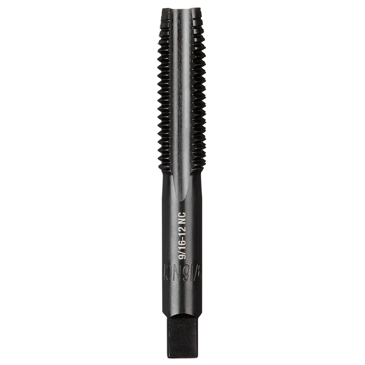9/16"-12 NC Straight Flute Plug Tap