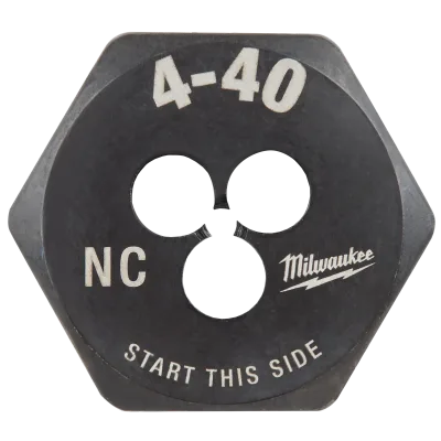 4-40 NC 1-Inch Hex Threading Die