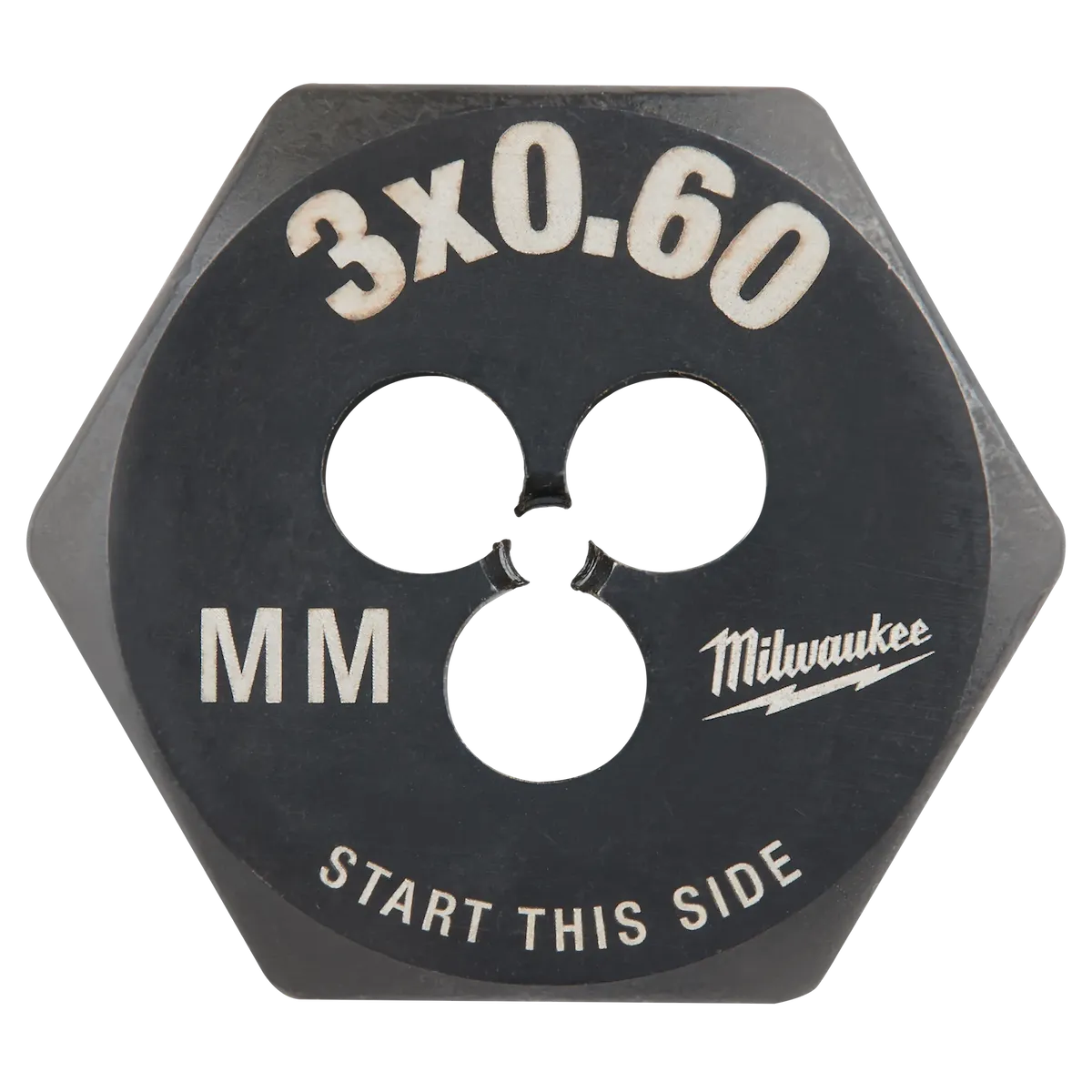 M3-0.60 mm 1-Inch Hex Threading Die