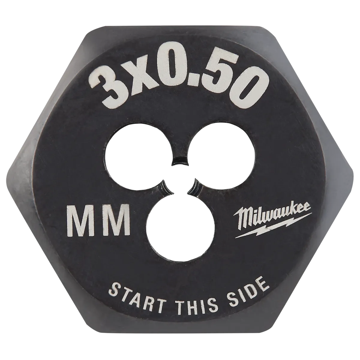 M3-0.50 mm 1-Inch Hex Threading Die