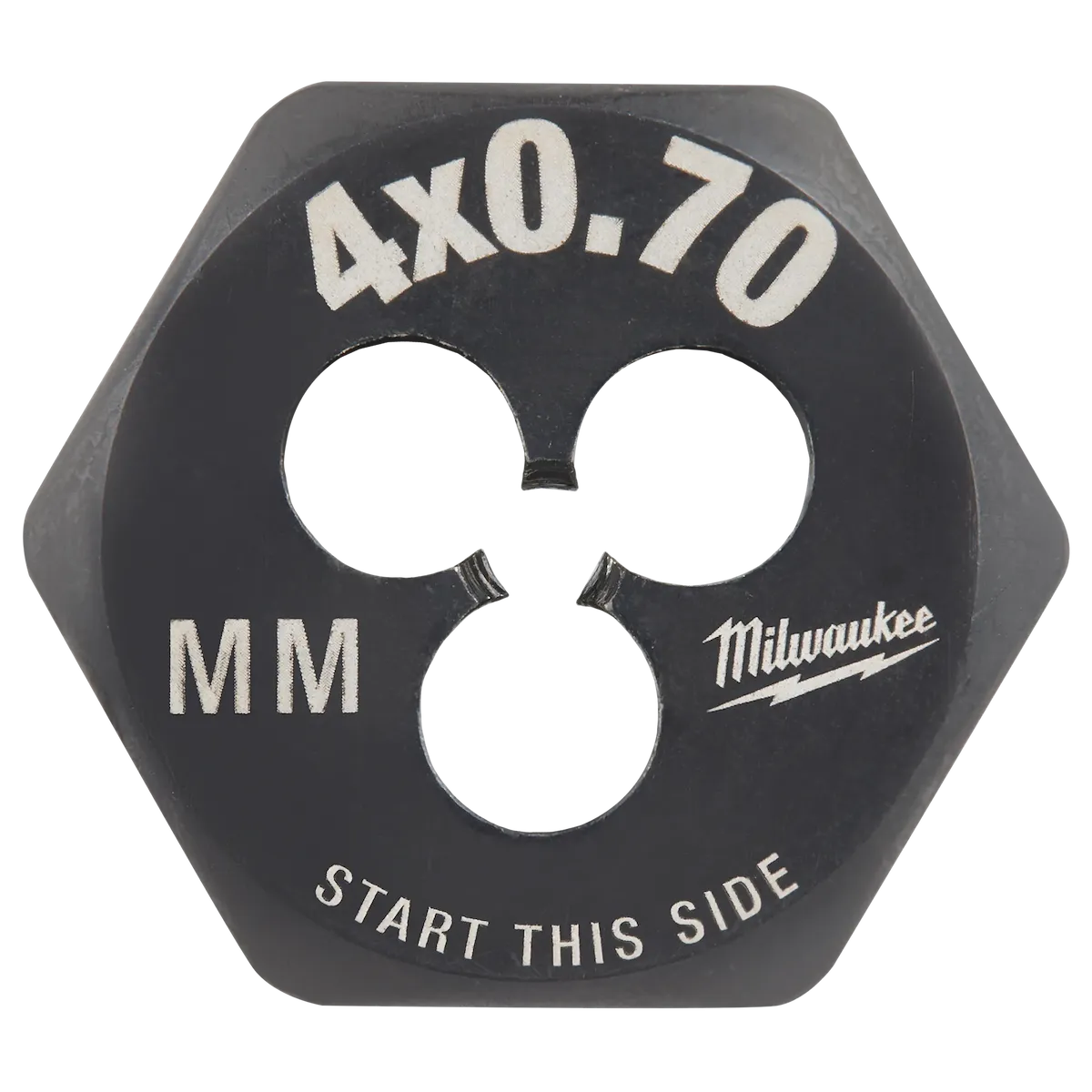 M4-0.70 mm 1-Inch Hex Threading Die