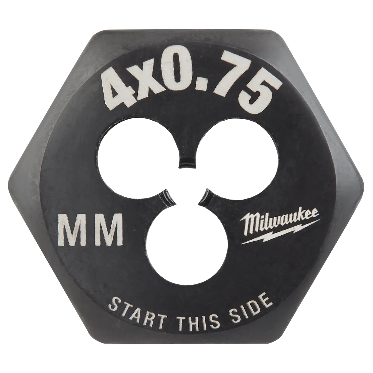 M4-0.75 mm 1-Inch Hex Threading Die