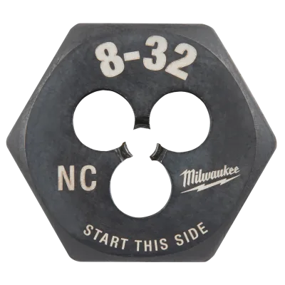 8-32 NC 1-Inch Hex Threading Die