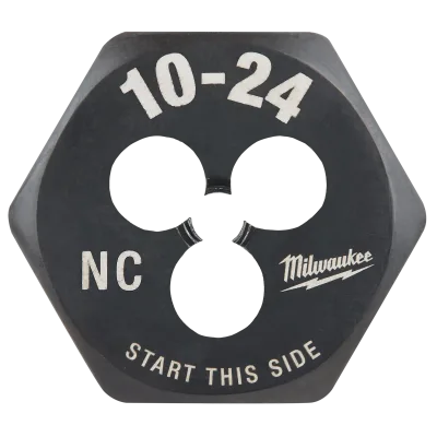 10-24 NC 1-Inch Hex Threading Die