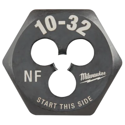 10-32 NF 1-Inch Hex Threading Die