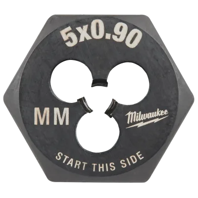 M5-0.90 mm 1-Inch Hex Threading Die