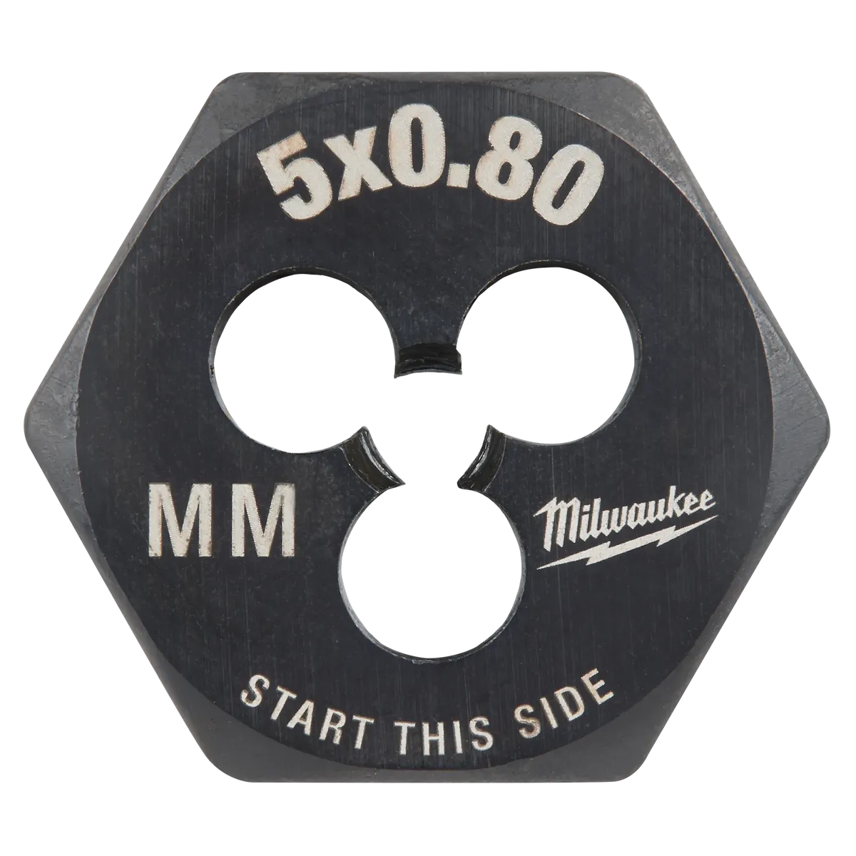 M5-0.80 mm 1-Inch Hex Threading Die