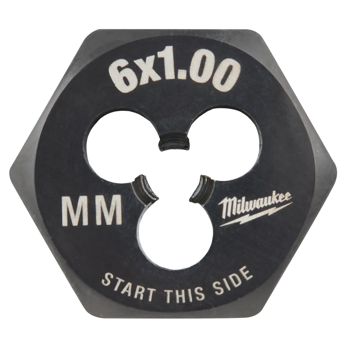 M6-1.00 mm 1-Inch Hex Threading Die
