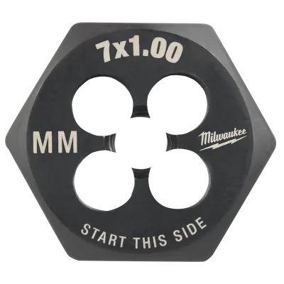 M7-1.00 mm 1-Inch Hex Threading Die