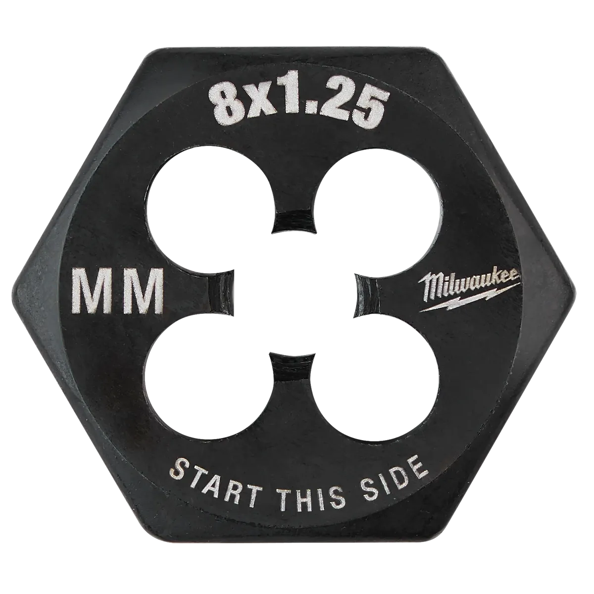 M8-1.25 mm 1-Inch Hex Threading Die