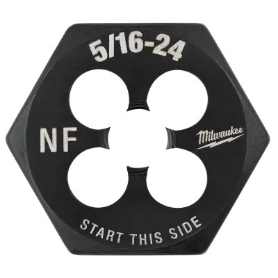 5/16"-24 NF 1-Inch Hex Threading Die