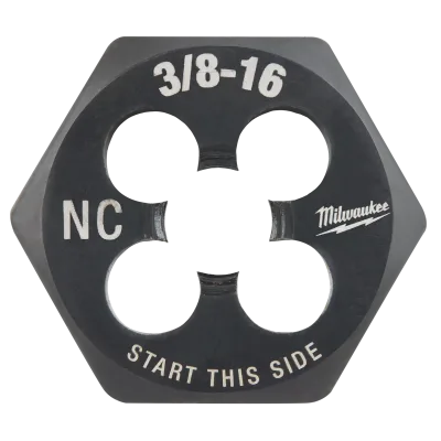 3/8"-16 NC 1-Inch Hex Threading Die