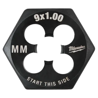 M9-1.00 mm 1-Inch Hex Threading Die