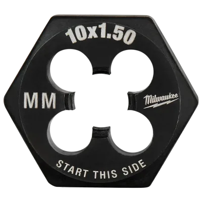 M10-1.50 mm 1-Inch Hex Threading Die