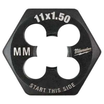 M11-1.50 mm 1-Inch Hex Threading Die